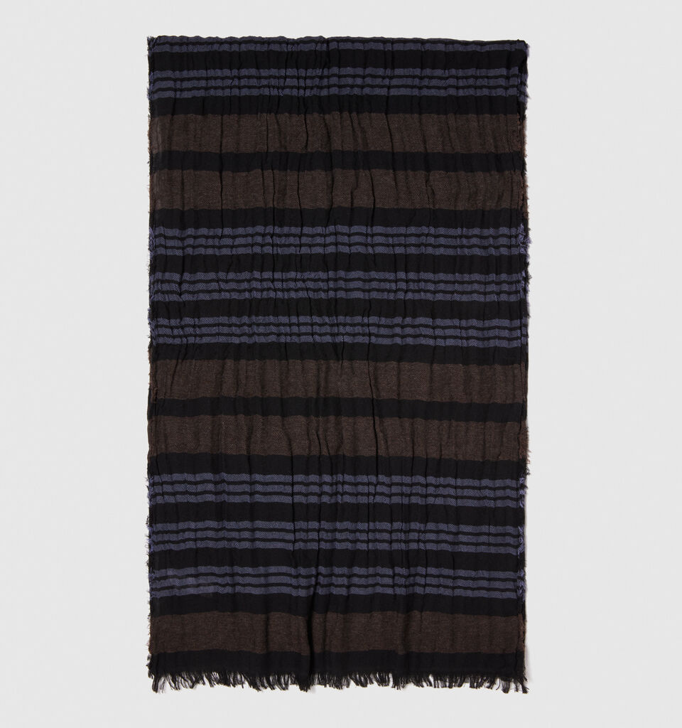 Striped scarf - null - Multi-color | Sisley image number 1